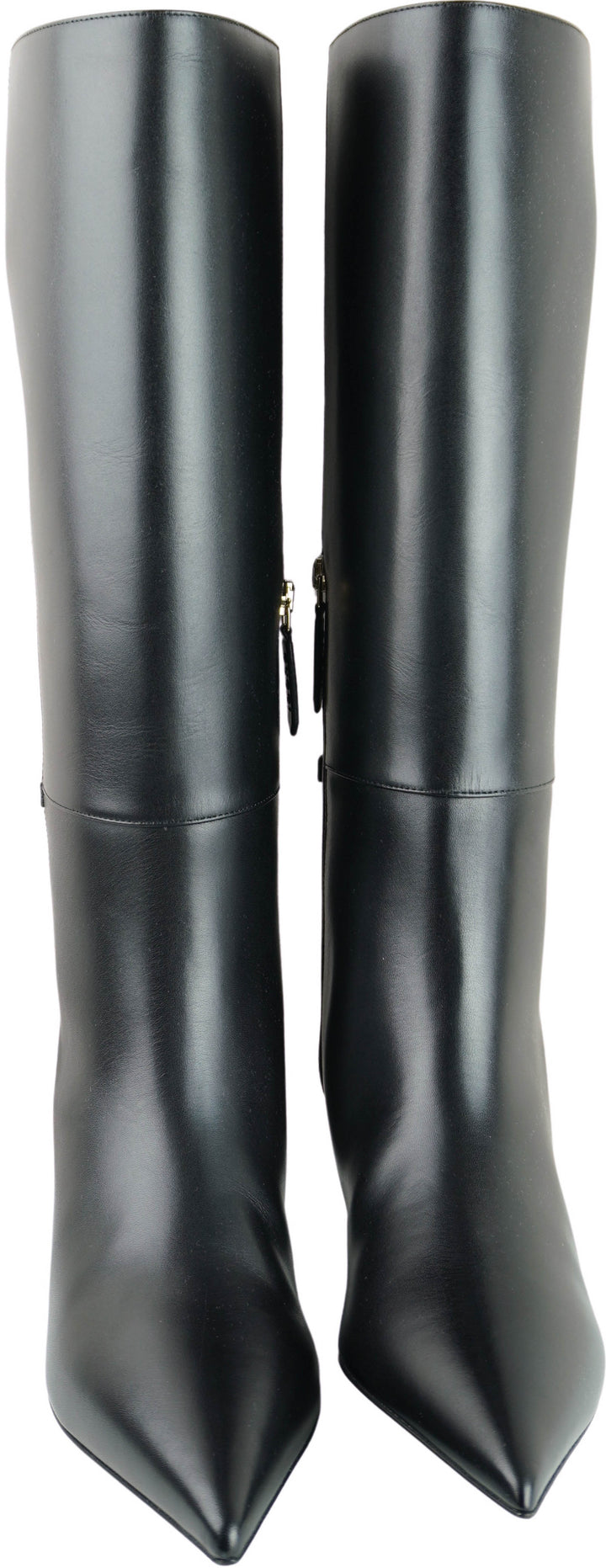 Gucci Lebonne Leather Boots in Black - Discounts on Gucci at UAL