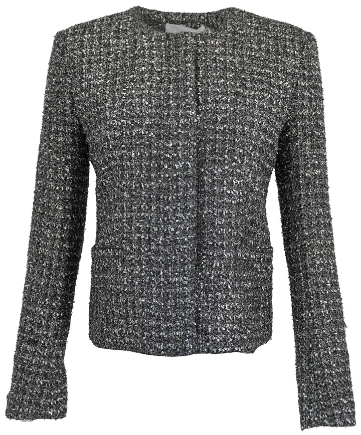 Maria McManus Shrunken Jacket in Silver/Black - Discounts on Maria McManus at UAL