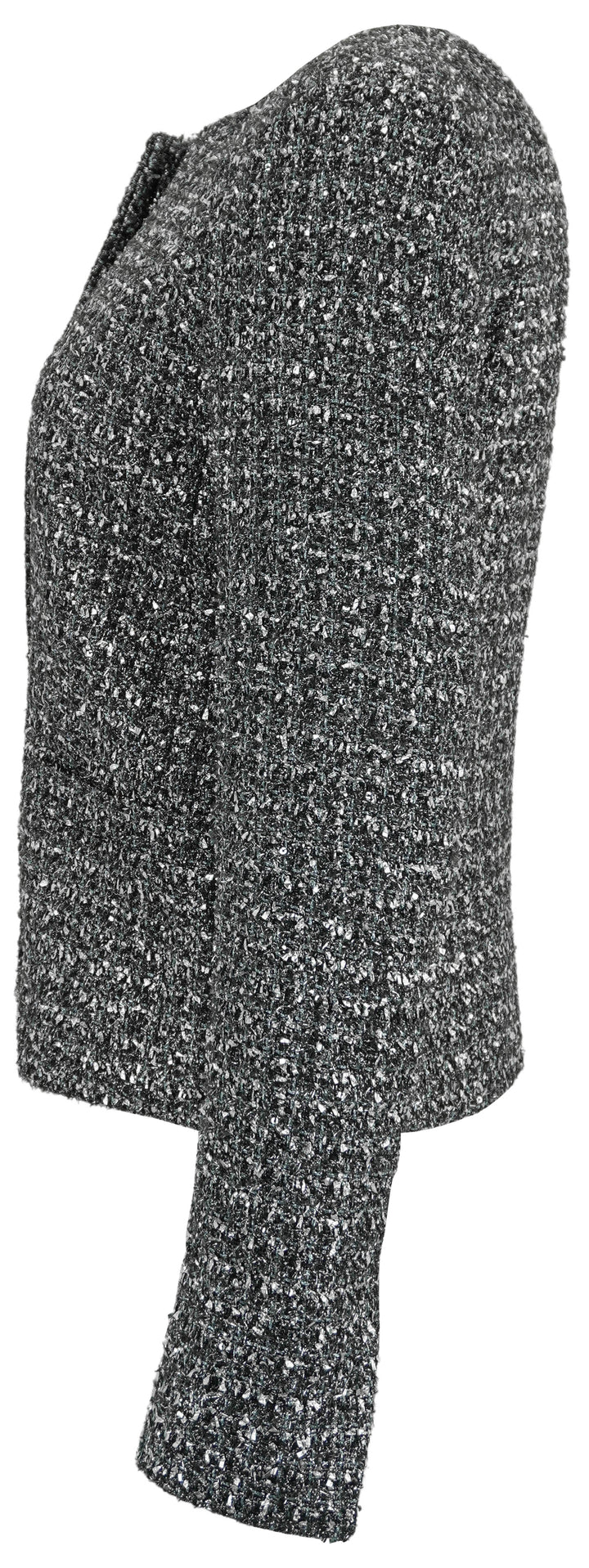 Maria McManus Shrunken Jacket in Silver/Black - Discounts on Maria McManus at UAL