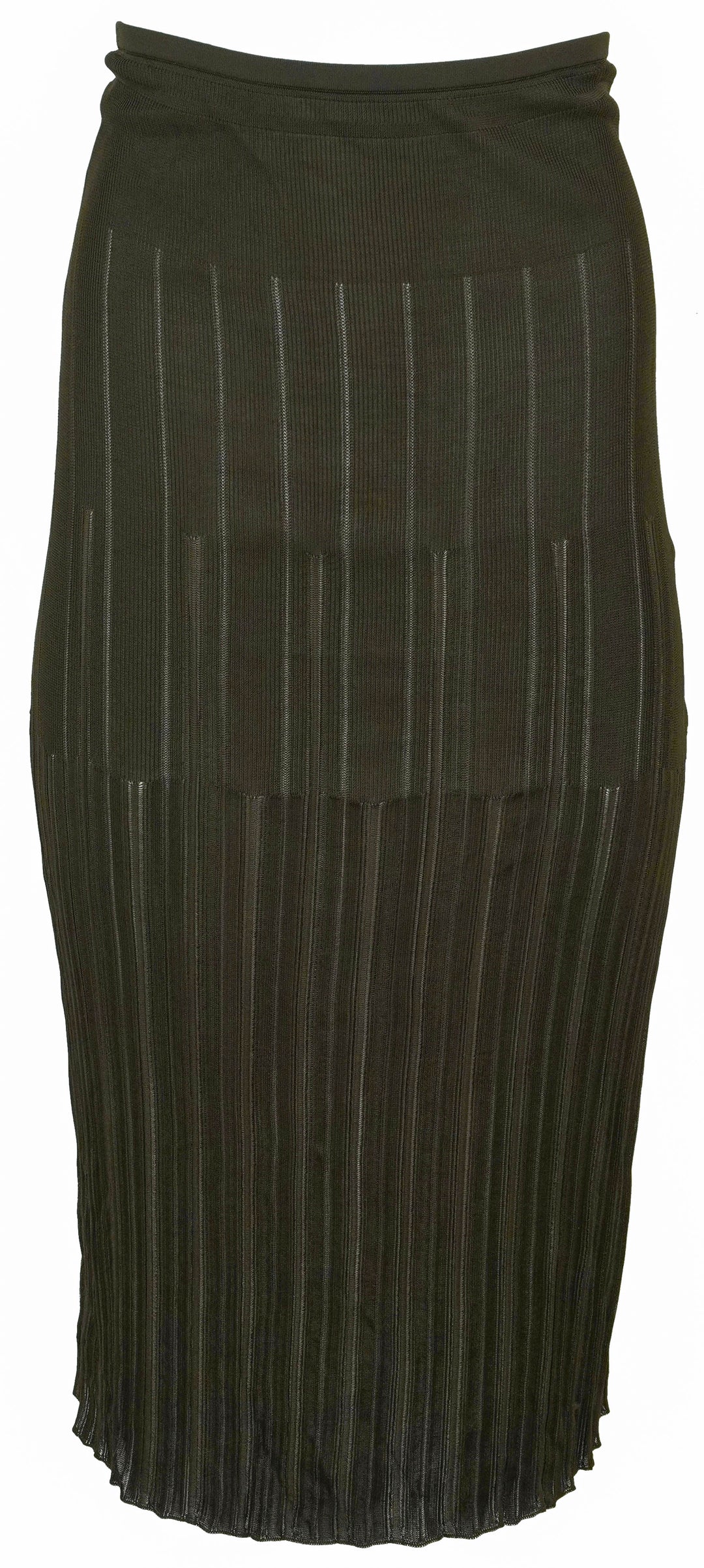 Saint Laurent Knit Skirt in Brown - Discounts on Saint Laurent at UAL