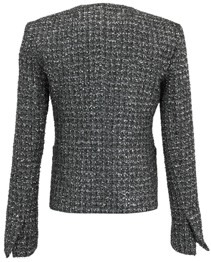 Maria McManus Shrunken Jacket in Silver/Black - Discounts on Maria McManus at UAL