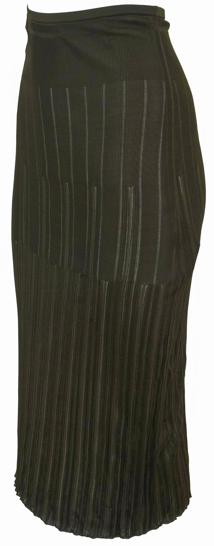 Saint Laurent Knit Skirt in Brown - Discounts on Saint Laurent at UAL
