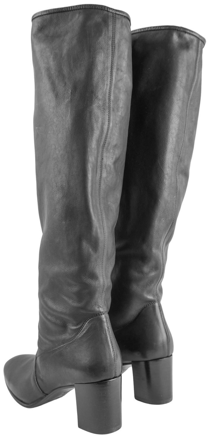 Pedro García Leather Xantia Boots in Black - Discounts on Pedro García at UAL