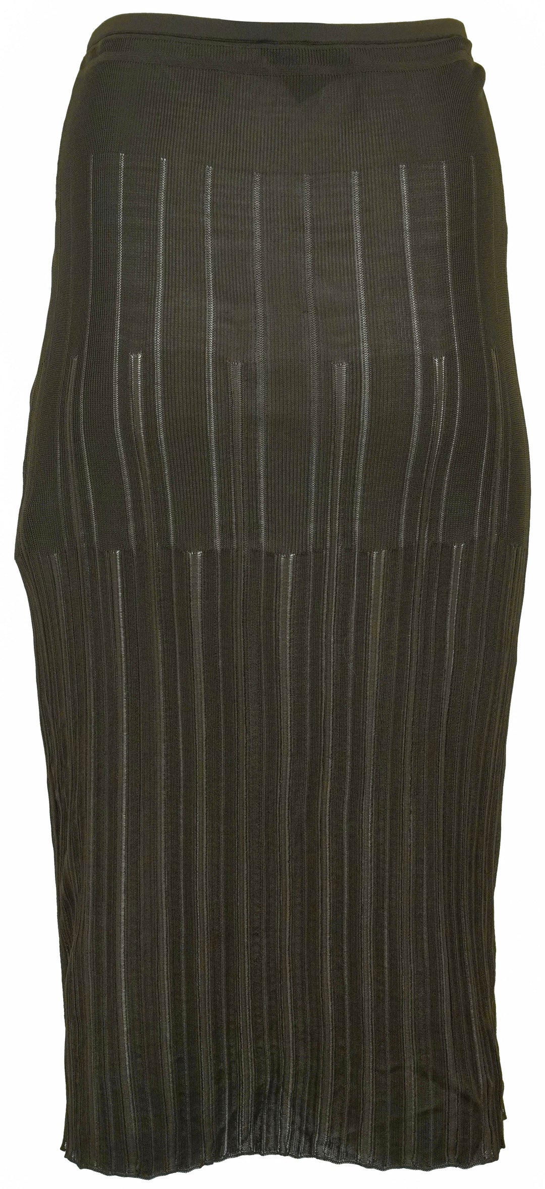 Saint Laurent Knit Skirt in Brown - Discounts on Saint Laurent at UAL
