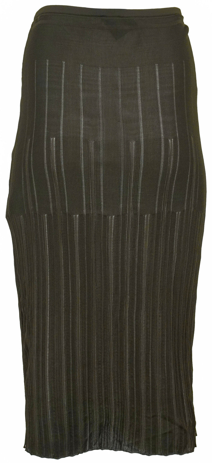 Saint Laurent Knit Skirt in Brown - Discounts on Saint Laurent at UAL