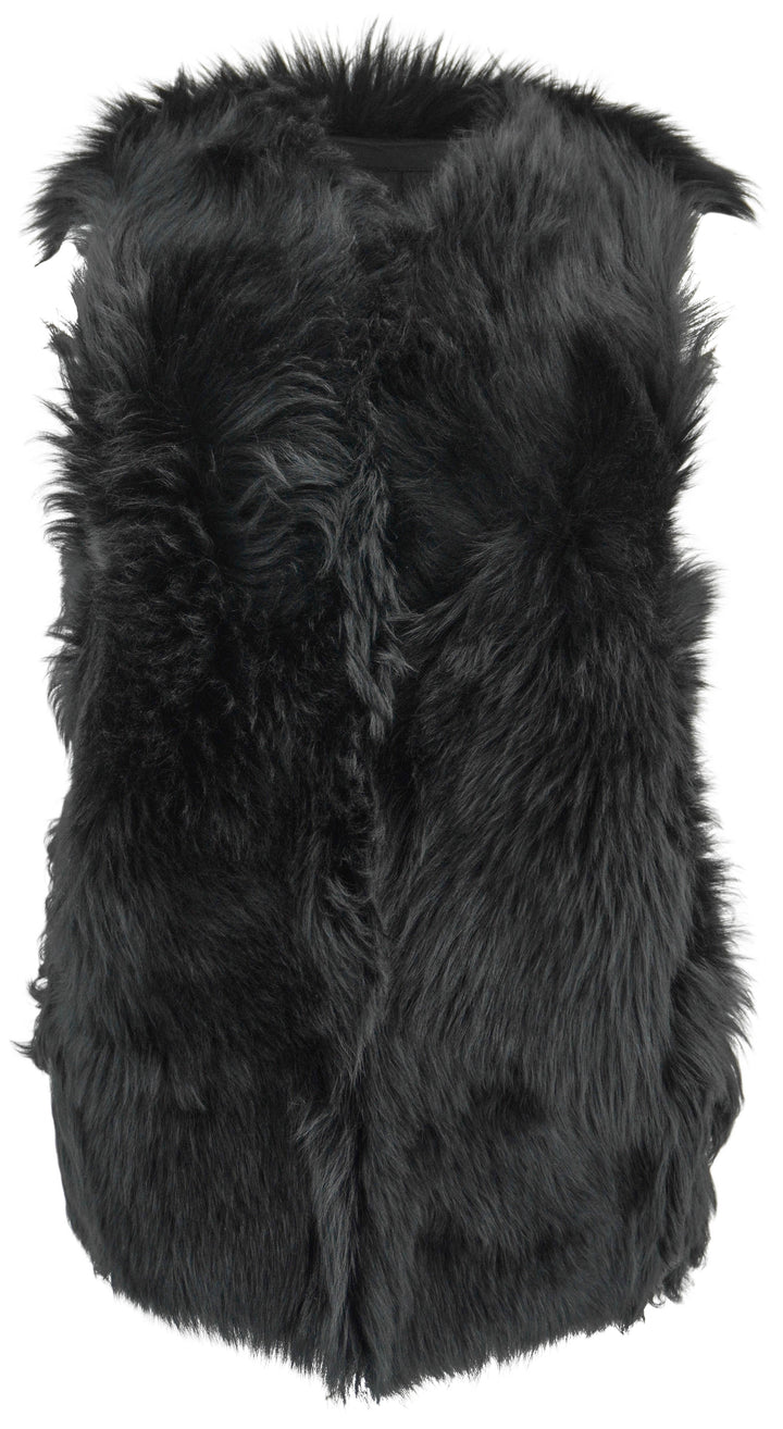 Proenza Schoulder Fur Vest in Black