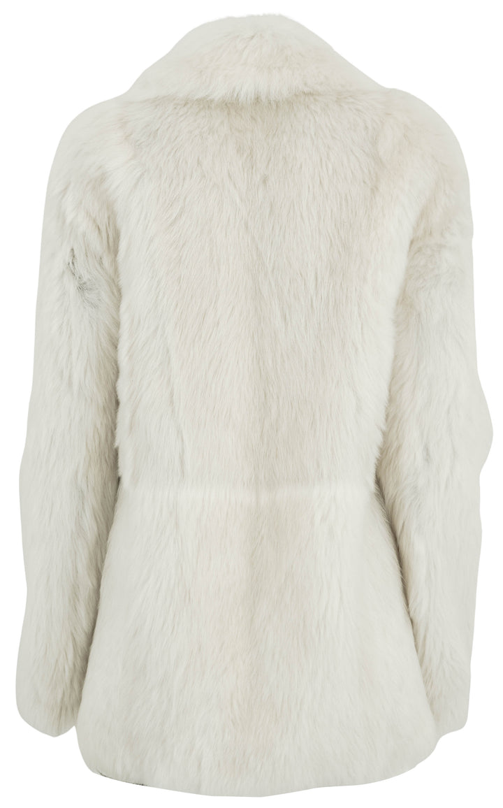 Khaite Fur Jacket in Cream