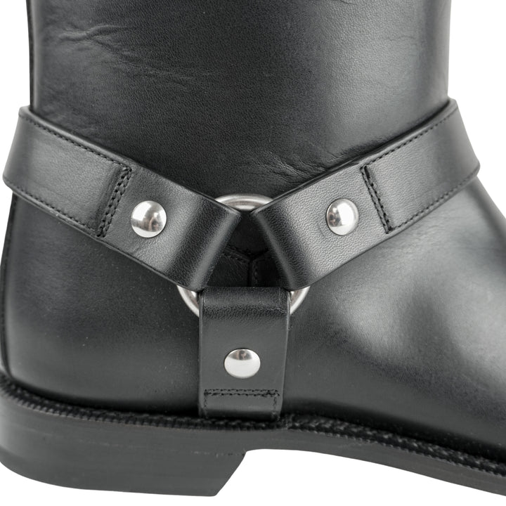 Loewe Campo Biker Boot in Black - Discounts on LOEWE at UAL
