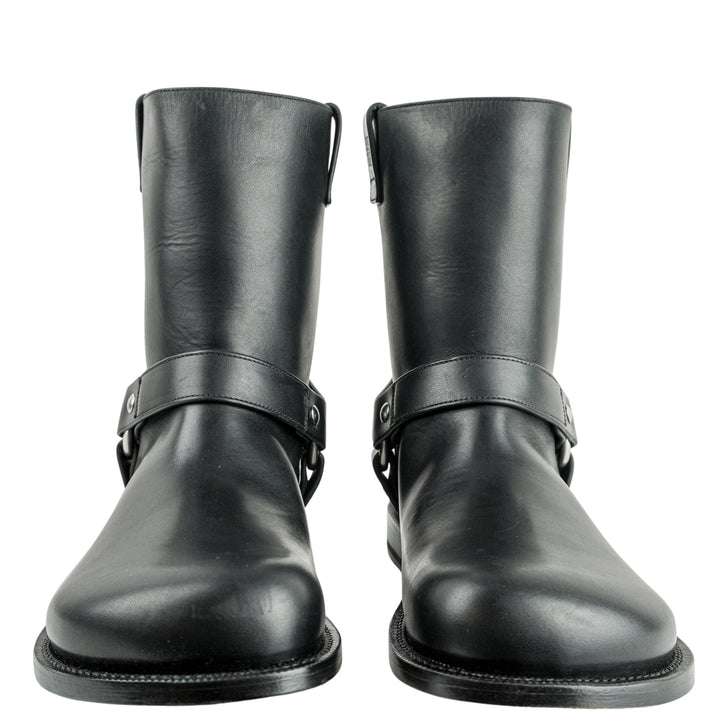 Loewe Campo Biker Boot in Black - Discounts on LOEWE at UAL