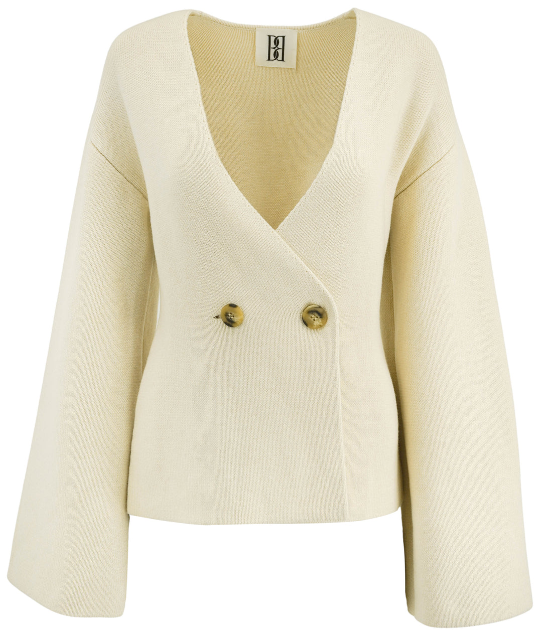 By Malene Birger Button Front Cardigan in Cream