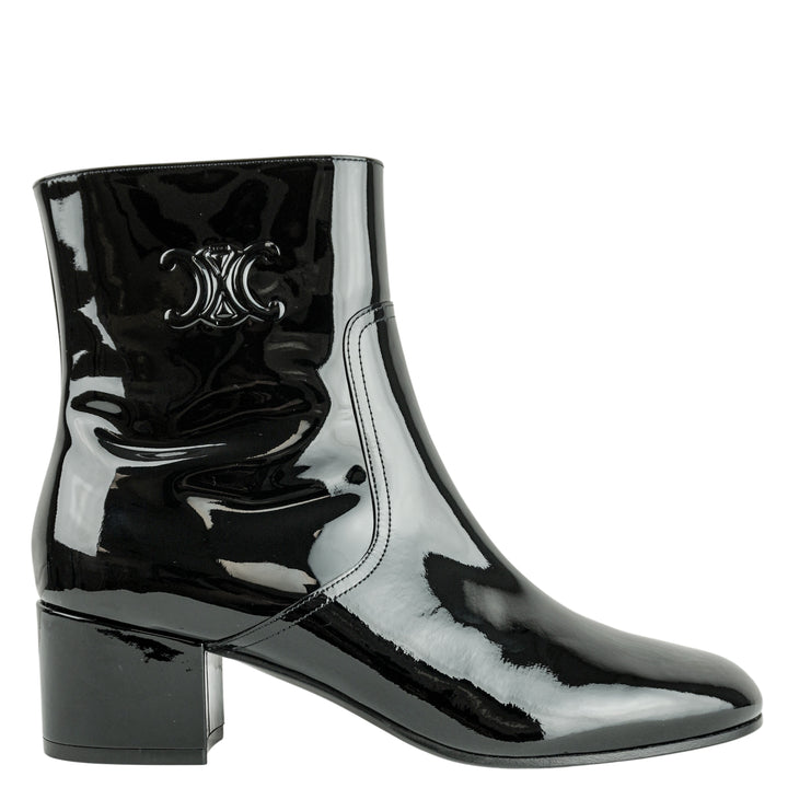 Celine Les Bottes Triomphe Ankle Boots in Black - Discounts on Celine at UAL