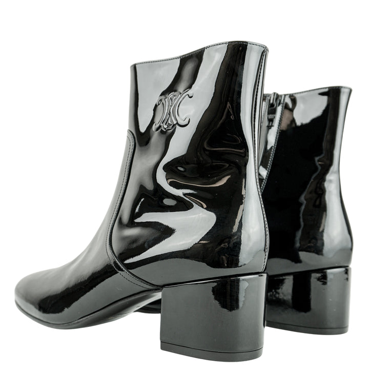 Celine Les Bottes Triomphe Ankle Boots in Black - Discounts on Celine at UAL