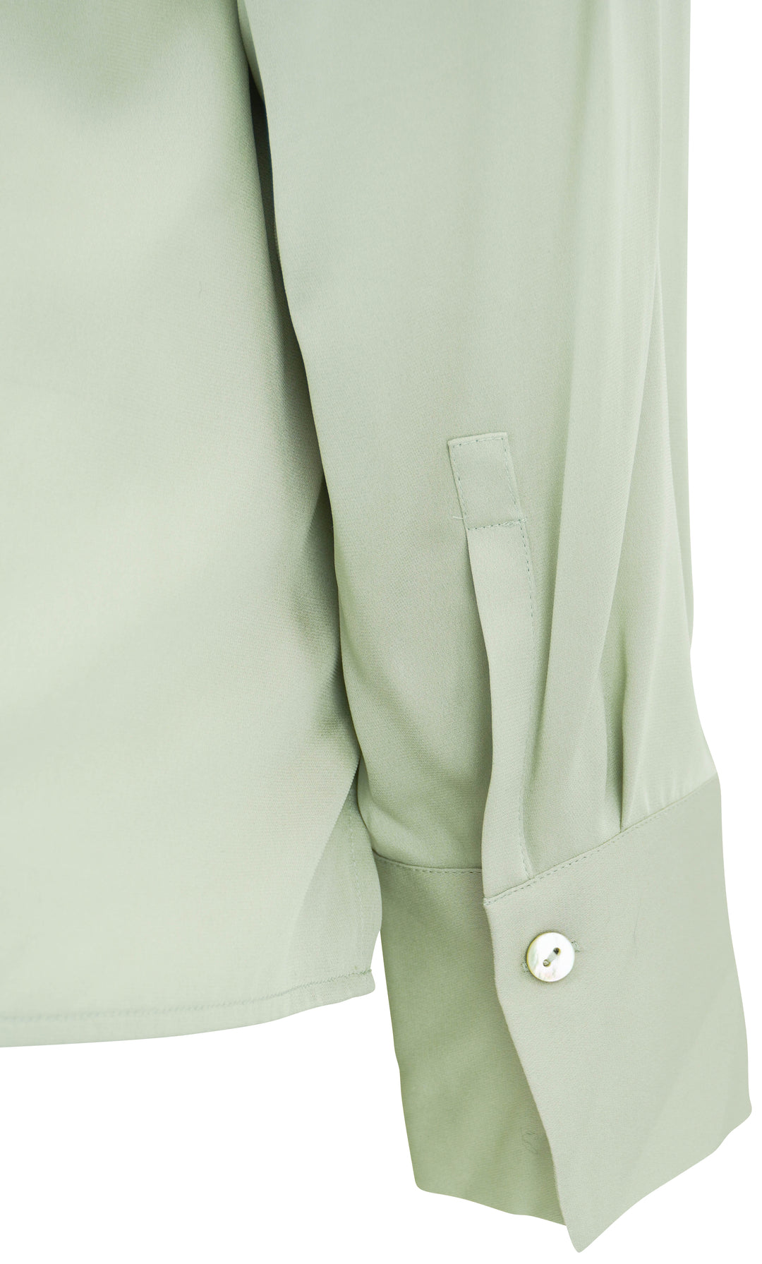 Vince. Silk Blend Blouse in Light Sage - Discounts on Vince. at UAL