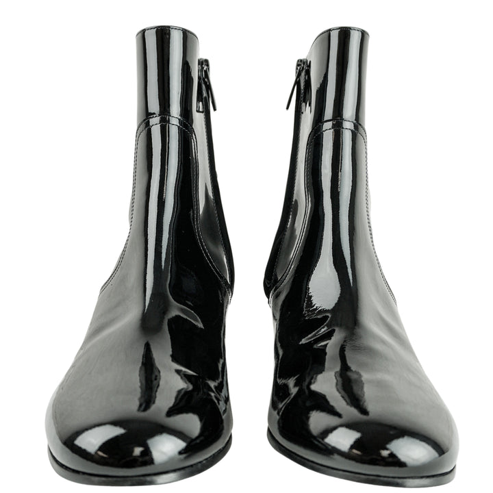 Celine Les Bottes Triomphe Ankle Boots in Black - Discounts on Celine at UAL