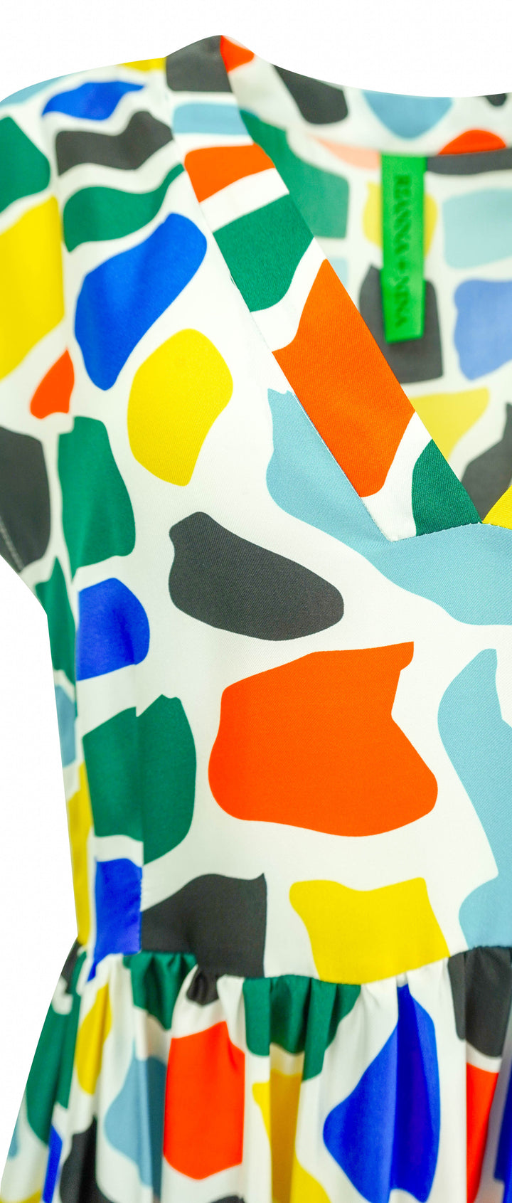 Rianna + Nina Kilimi Volant Dress in Mosaic Multi - Discounts on Rianna + Nina at UAL