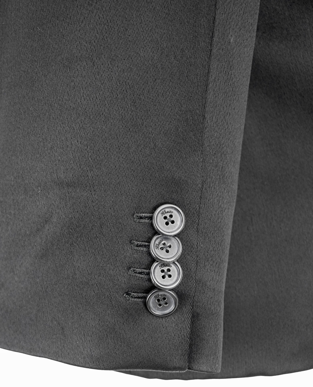 Khaite Willow Satin Blazer in Black - Discounts on Khaite at UAL