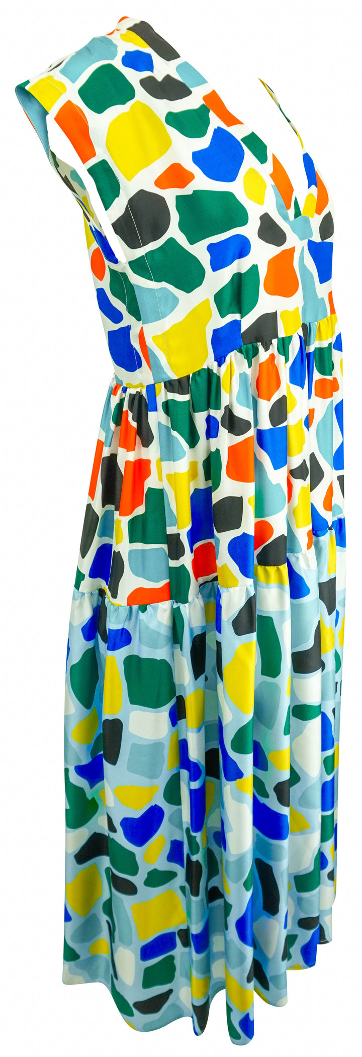Rianna + Nina Kilimi Volant Dress in Mosaic Multi - Discounts on Rianna + Nina at UAL