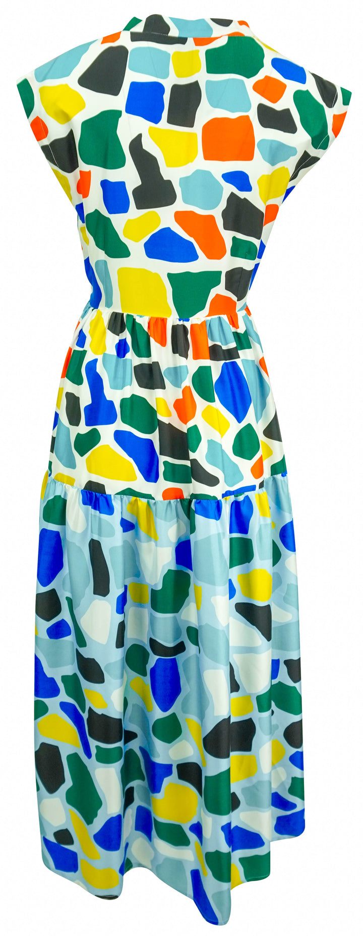 Rianna + Nina Kilimi Volant Dress in Mosaic Multi - Discounts on Rianna + Nina at UAL