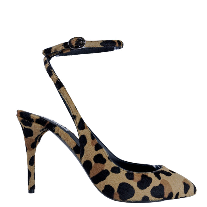 Alaïa Hide Slingback Heels in Leopard - Discounts on Alaïa at UAL