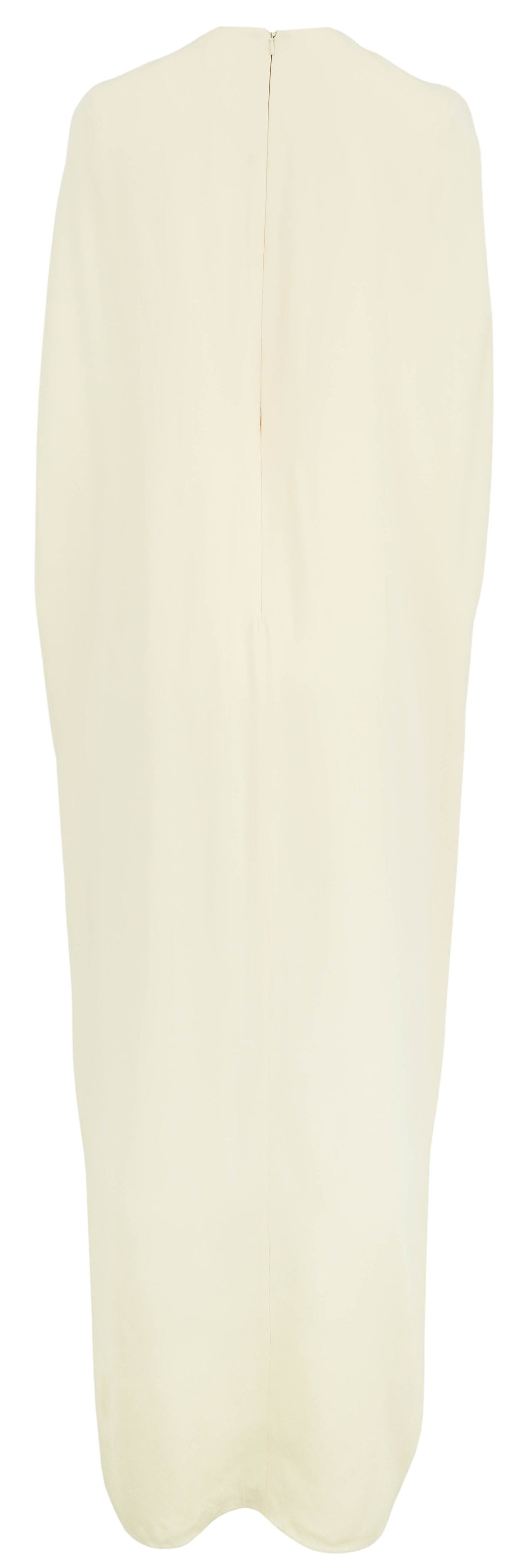 Erdem Embellished Cady Cape Gown in Cream