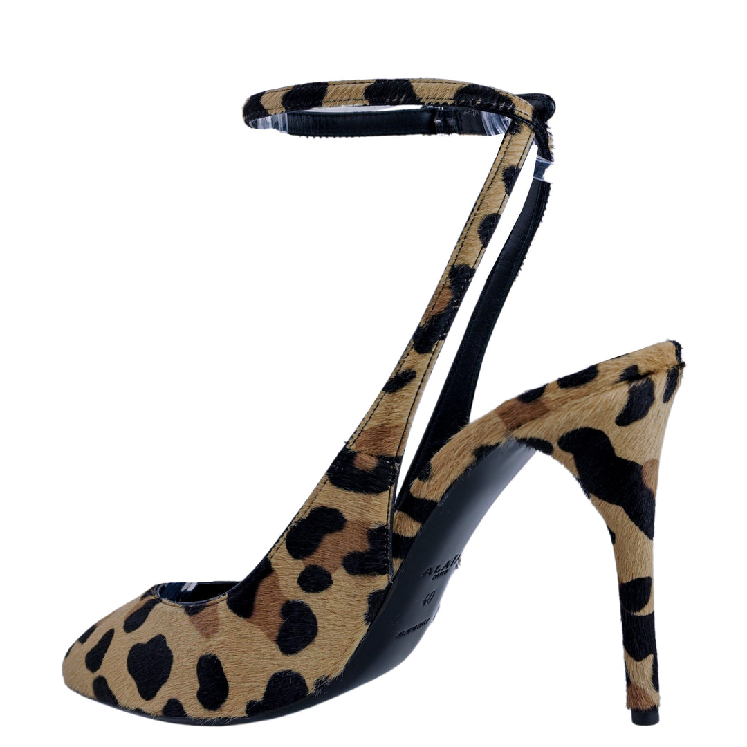 Alaïa Hide Slingback Heels in Leopard - Discounts on Alaïa at UAL