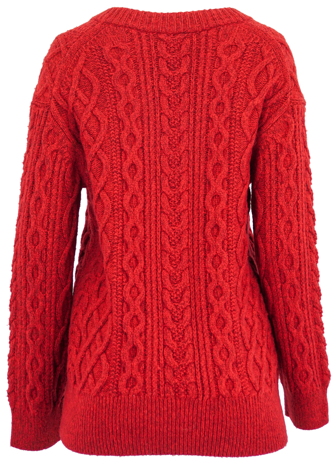 Vince. V-Neck Sweater in Red