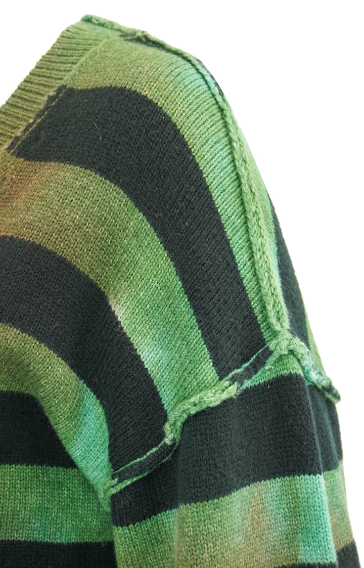 Raquel Allegra Striped Cardigan in Forstripe