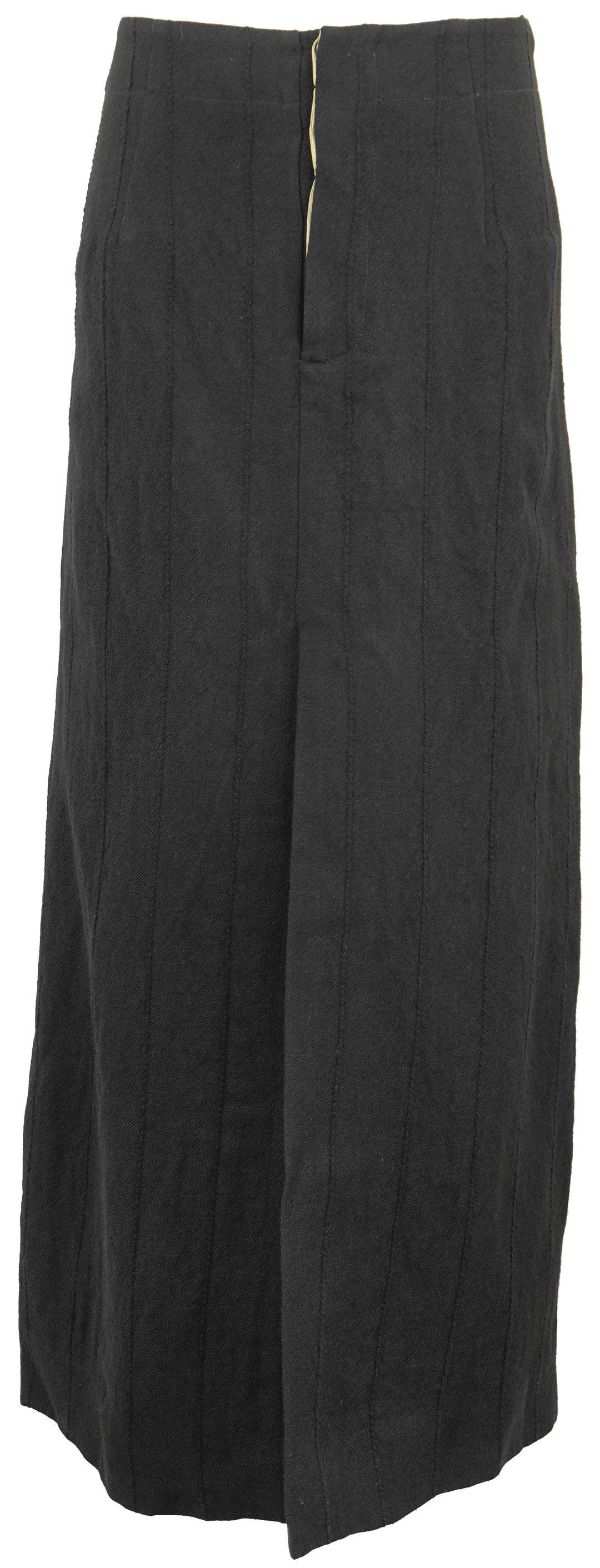 Uma Wang Tacna Gauche Skirt in Black - Discounts on Uma Wang at UAL