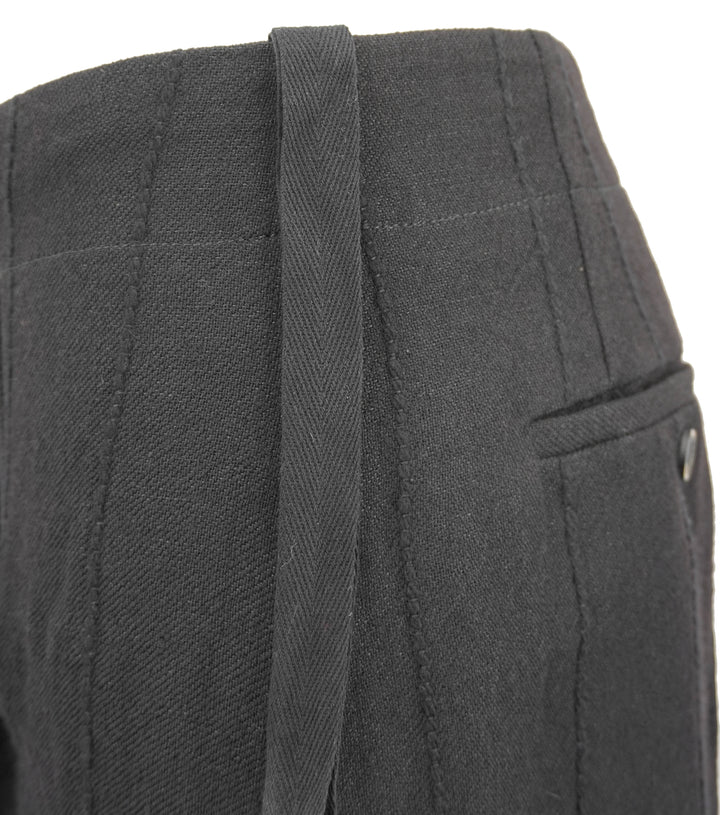 Uma Wang Tacna Gauche Skirt in Black - Discounts on Uma Wang at UAL
