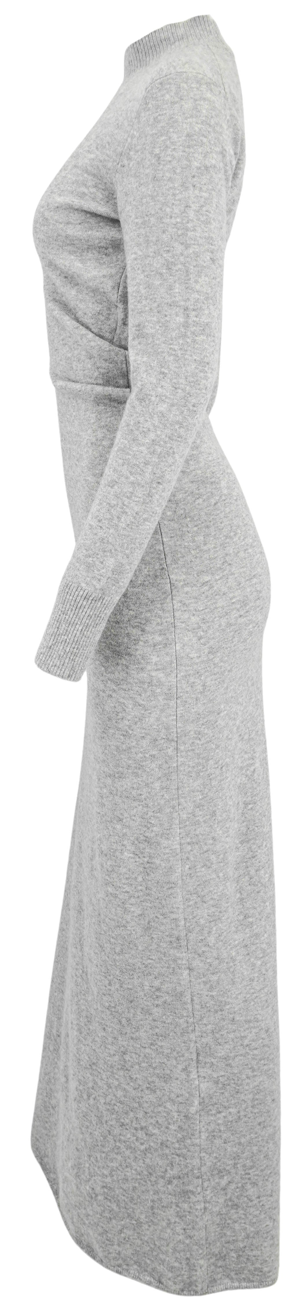 Proenza Schouler Annette Sweater Dress in Light Grey