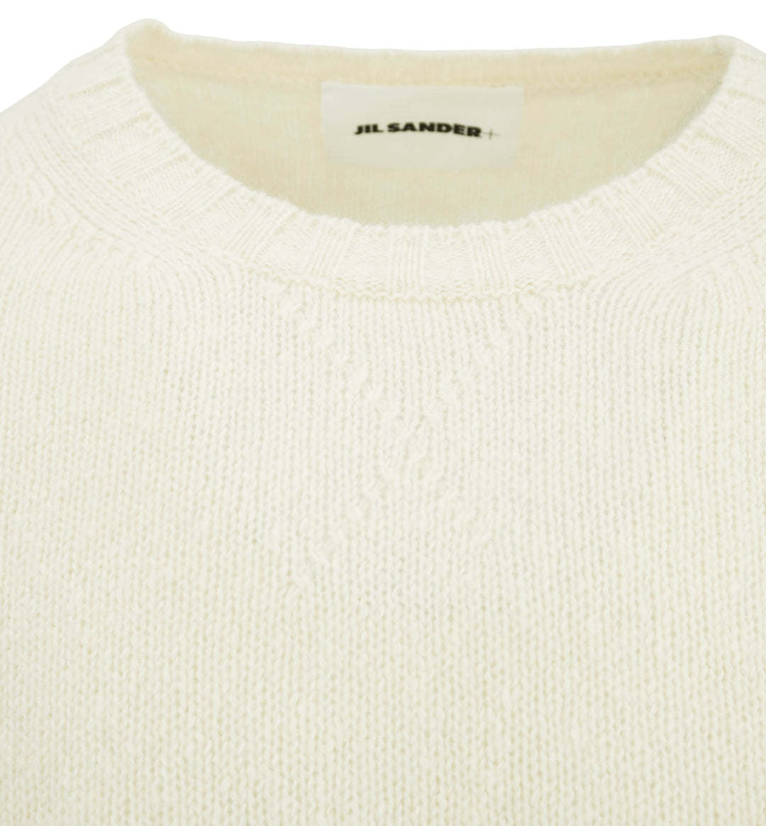 Jil Sander Sweater in Chalk - Discounts on Jil Sander at UAL