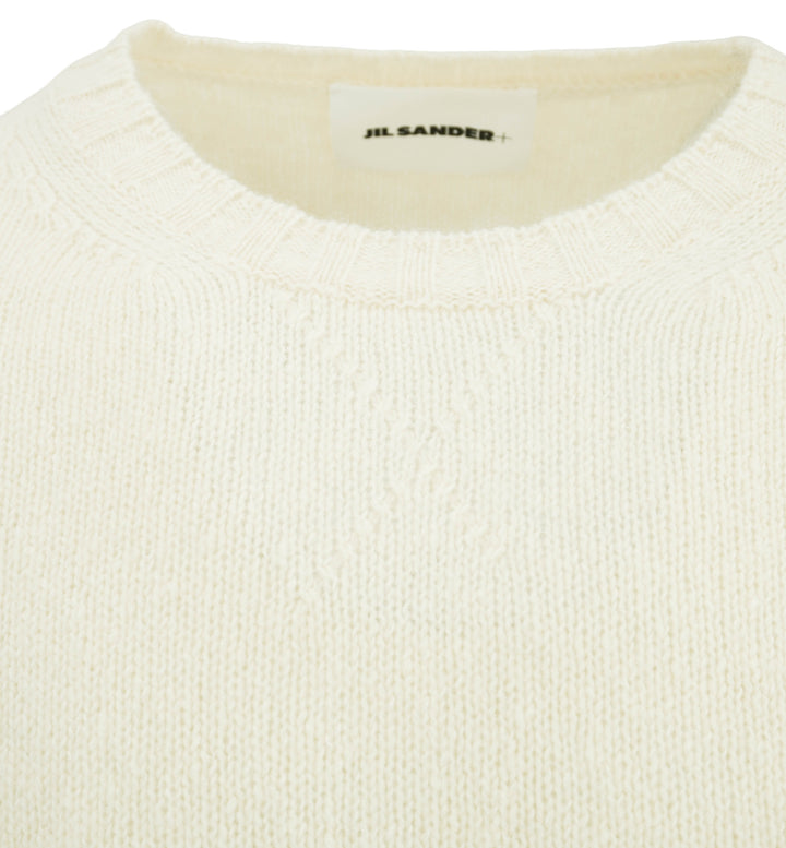 Jil Sander Sweater in Chalk - Discounts on Jil Sander at UAL