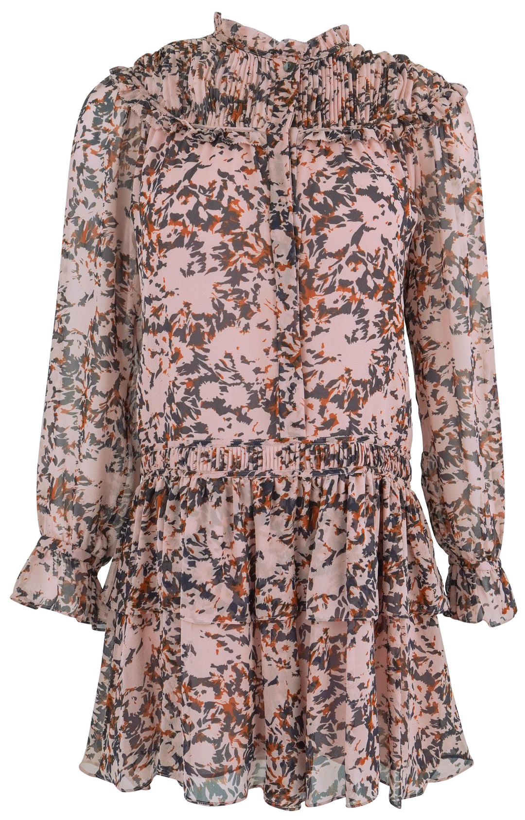 Joie Floral Mini Dress in Pink - Discounts on Joie at UAL