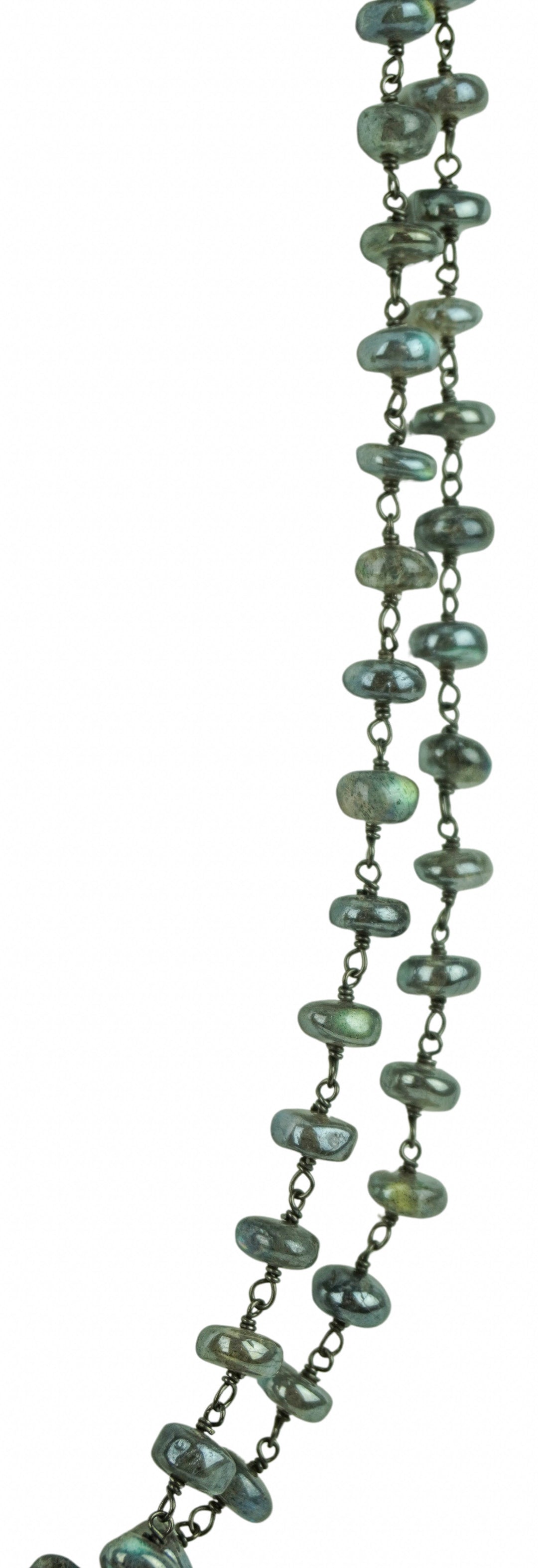 Ela Rae Diana Grand Necklace in Labradorite - Discounts on Ela Rae at UAL