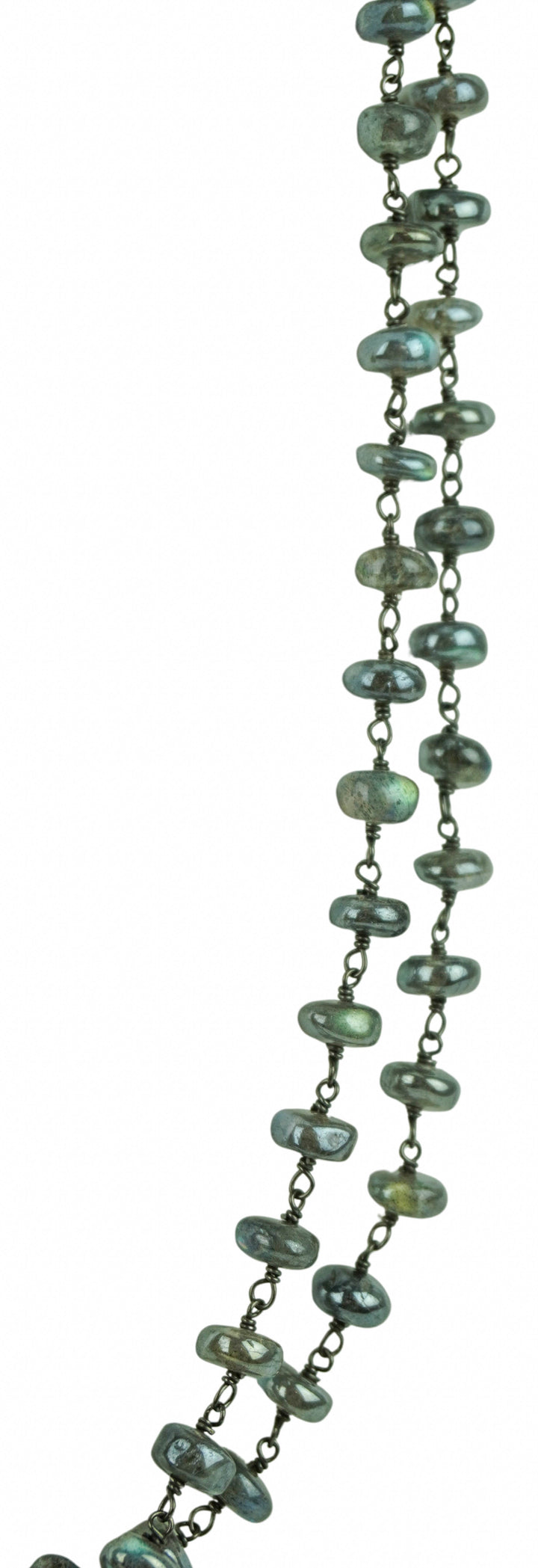 Ela Rae Diana Grand Necklace in Labradorite - Discounts on Ela Rae at UAL