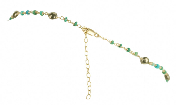 Ela Rae Yaeli Satellite Necklace in Turquoise - Discounts on Ela Rae at UAL
