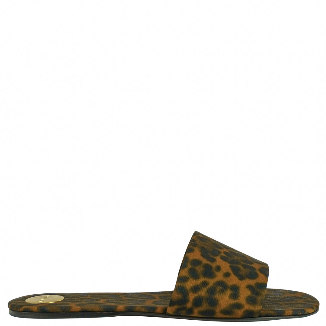 Saint Laurent Carlyle Sandals in Leopard Print - Discounts on Saint Laurent at UAL