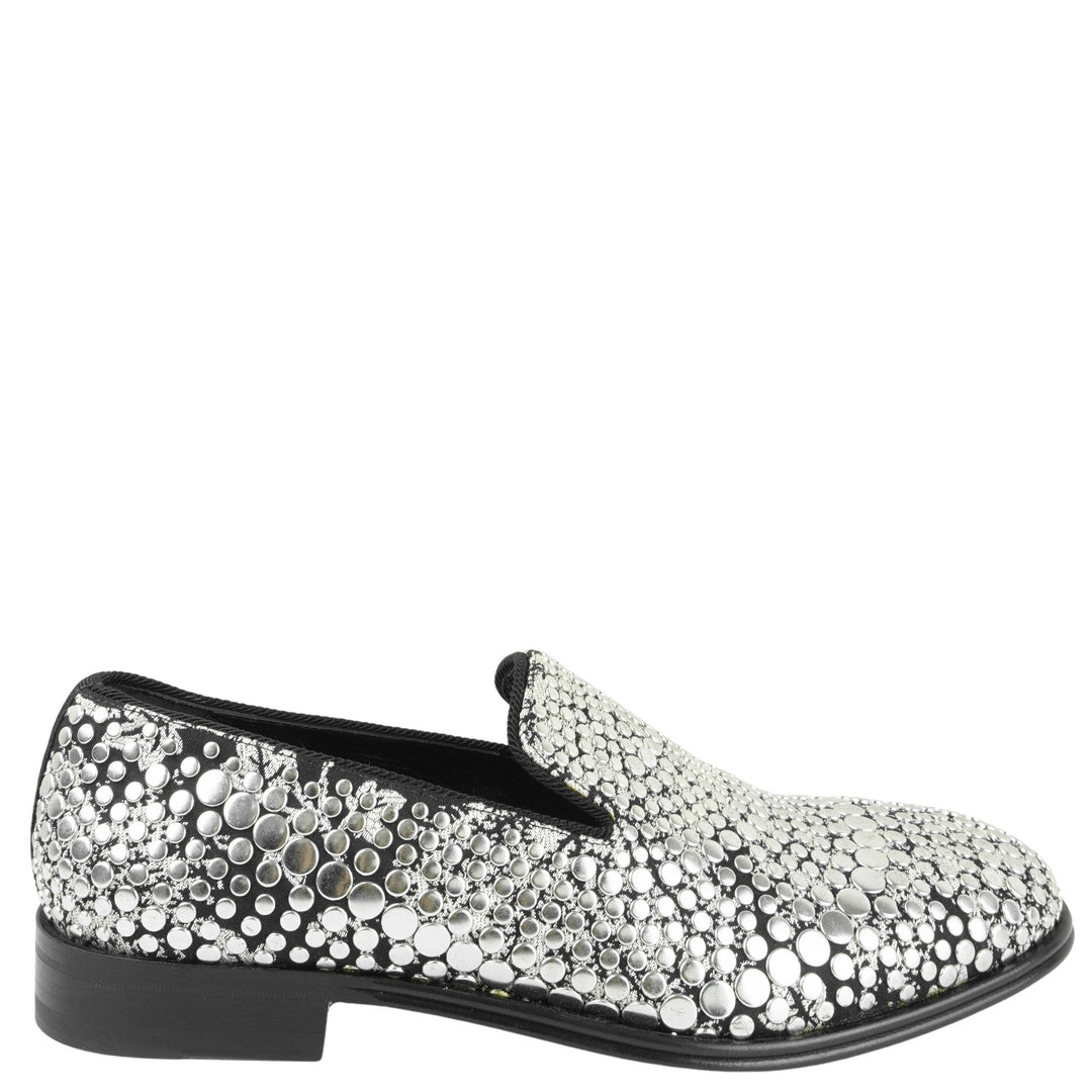 Alexander McQueen Studded Leather Loafer in Black - Discounts on Alexander McQueen at UAL