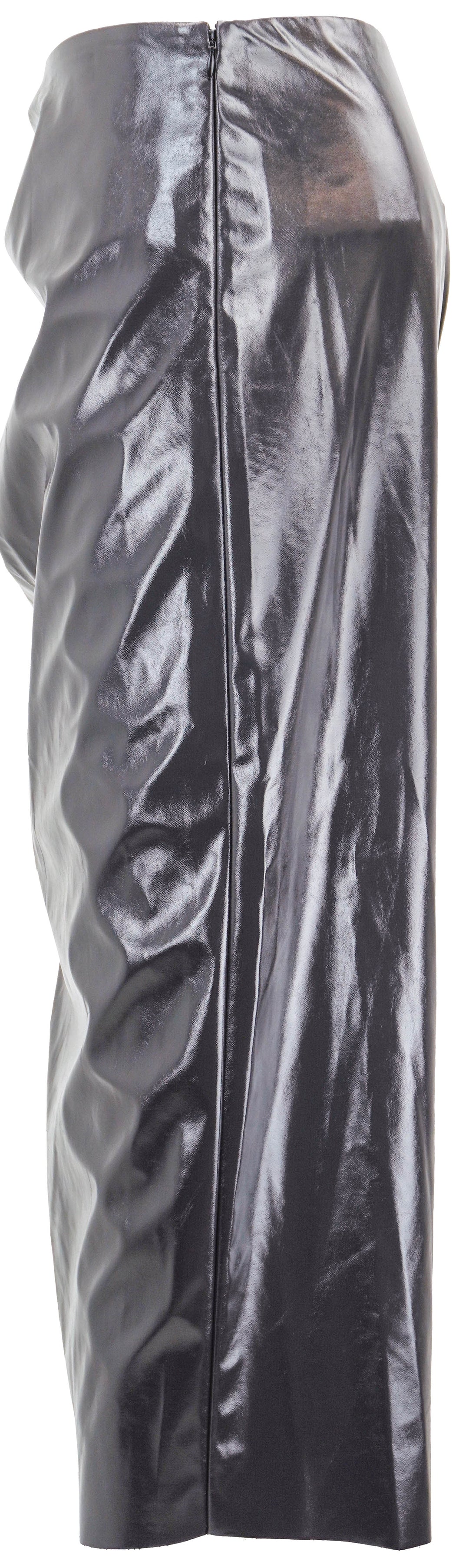 A.L.C. Tessa Faux Leather Skirt in Smoke - Discounts on A.L.C. at UAL