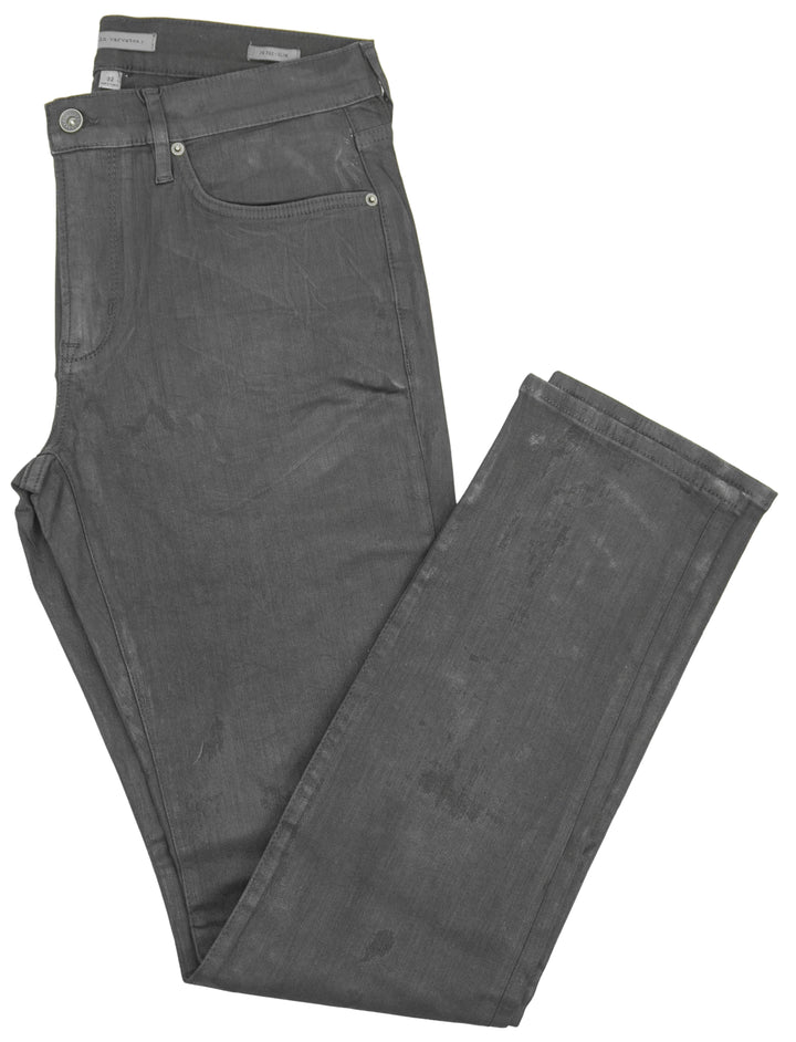 John Varvatos Coated Denim in Ink Blue - Discounts on John Varvatos at UAL