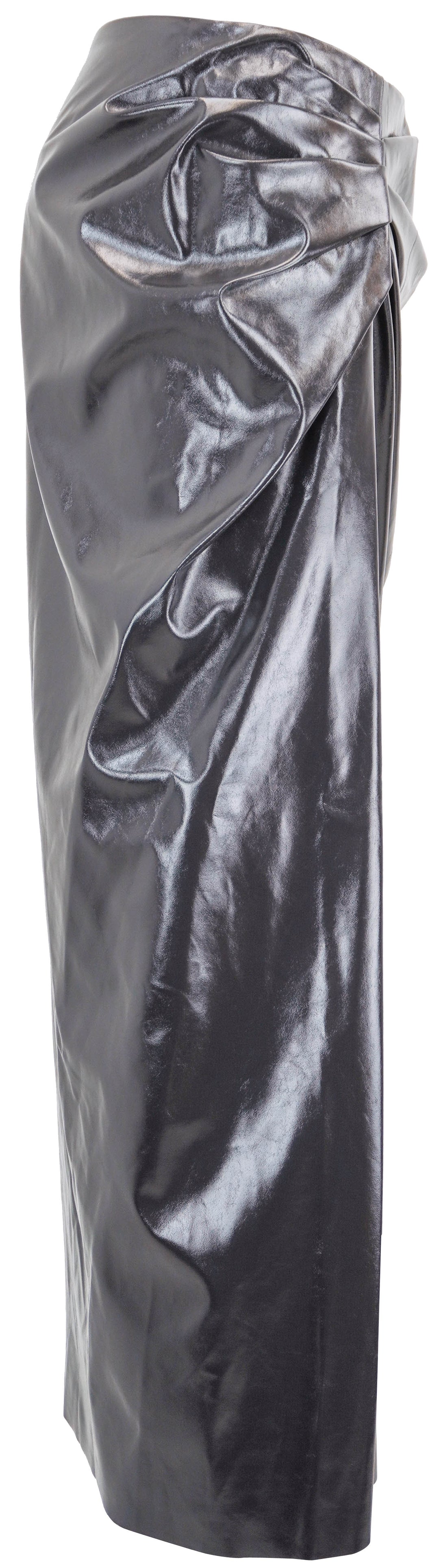 A.L.C. Tessa Faux Leather Skirt in Smoke - Discounts on A.L.C. at UAL
