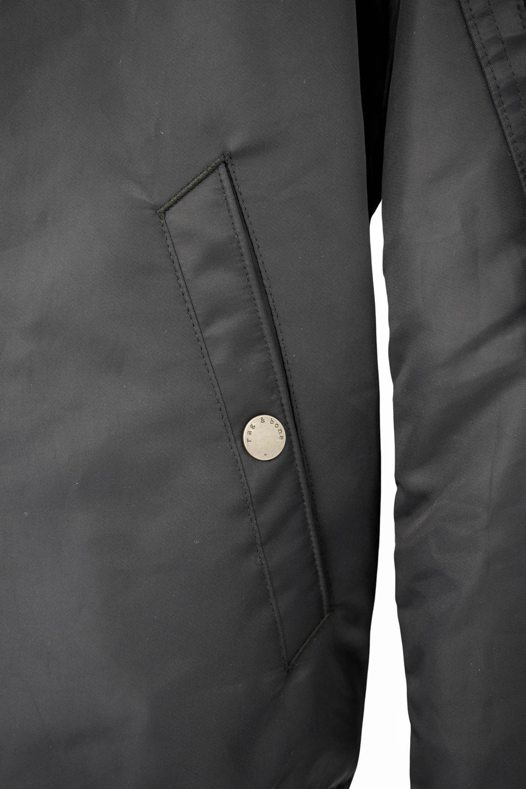 Rag & Bone Manston Bomber Jacket in Black - Discounts on Rag & Bone at UAL