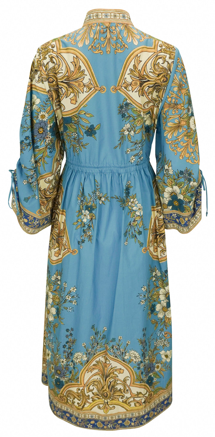 Alémais Cassie Pool Dress in Blue Multi