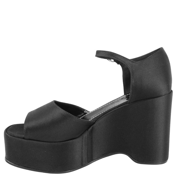 Staud Stella Platform Sandal in Black - Discounts on Staud at UAL