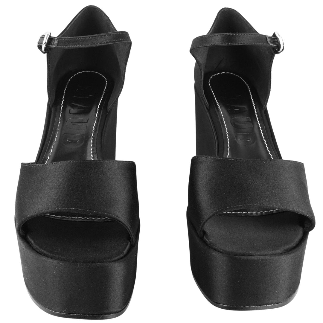 Staud Stella Platform Sandal in Black - Discounts on Staud at UAL