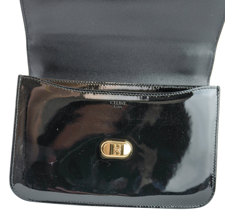 Celine Teen Josephine in Patent Black - Discounts on Celine at UAL