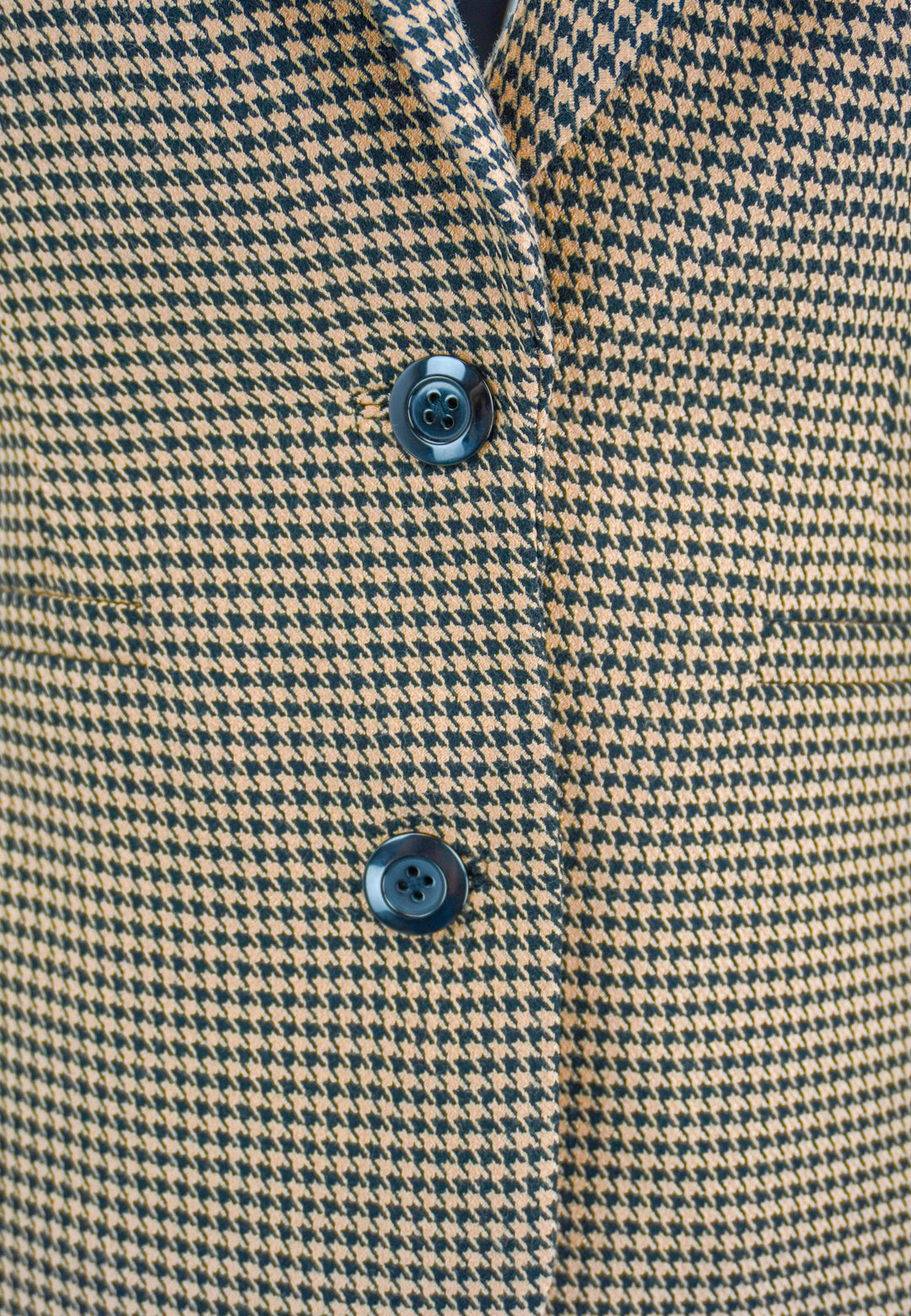 Alice & Olivia Classic Cropped Blazer in Brown Houndstooth - Discounts on Alice + Olivia at UAL