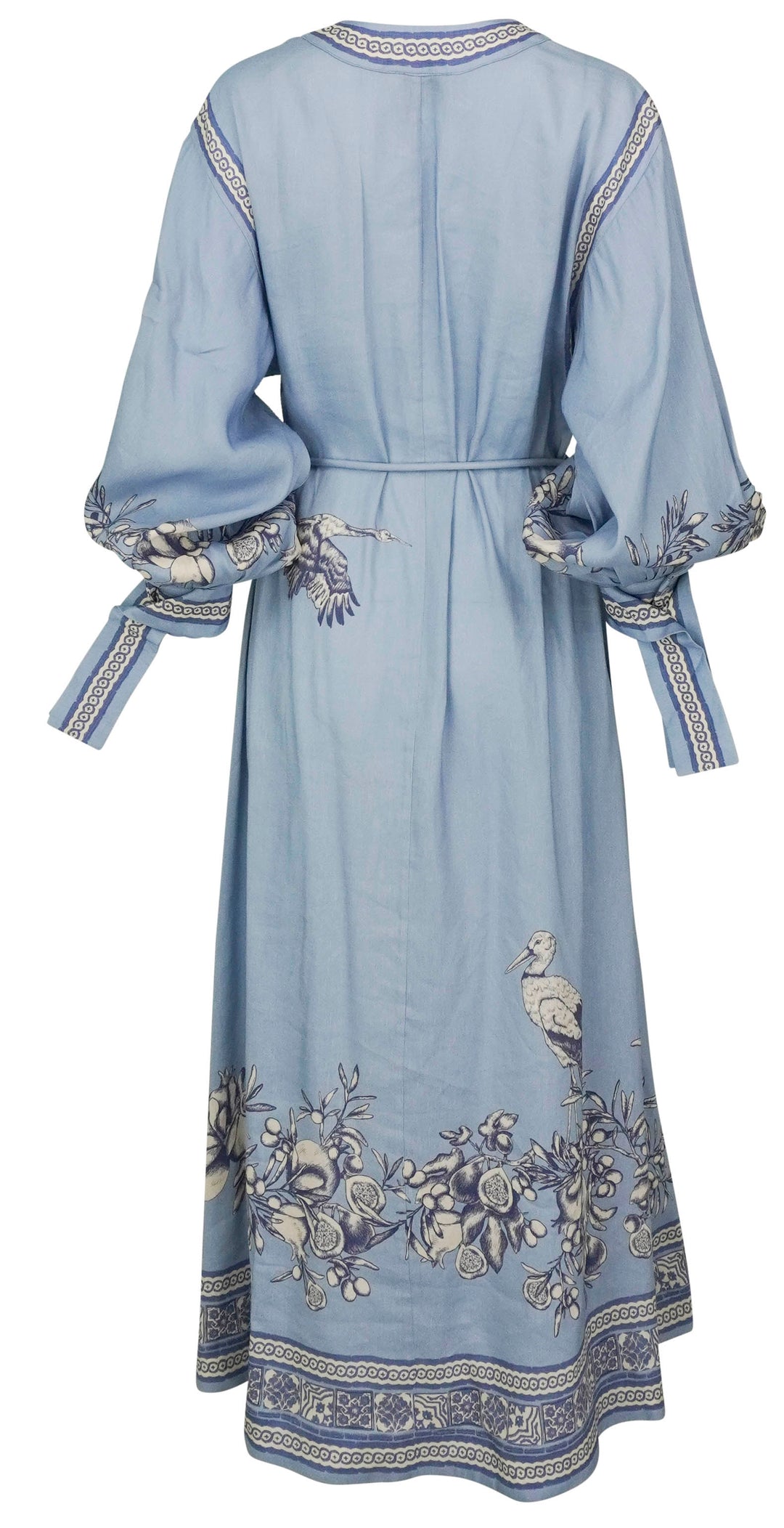 Alémais Villa Romantica Holiday Midi Dress in Blue