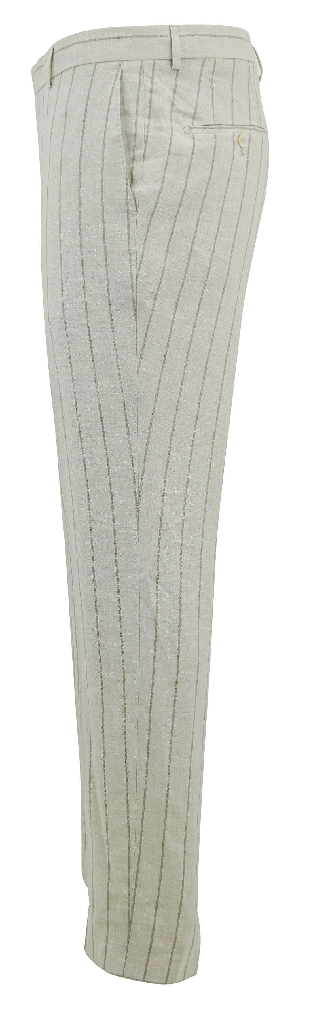 Hugo Boss Striped Trousers in Tan - Discounts on Hugo Boss at UAL