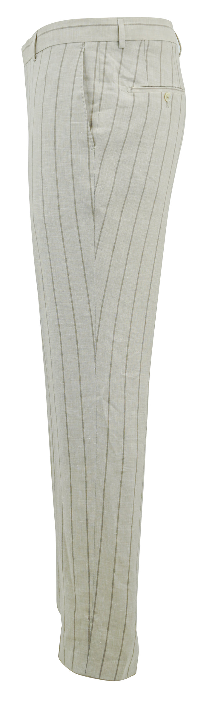 Hugo Boss Striped Trousers in Tan - Discounts on Hugo Boss at UAL